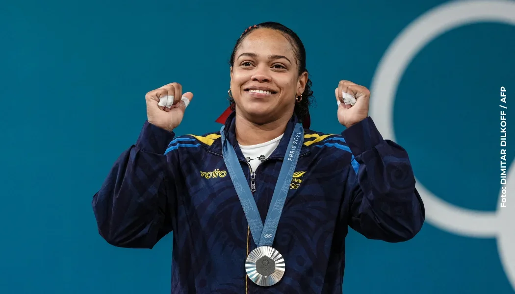 Colombia once medallas levantamiento de pesas Olímpicos.