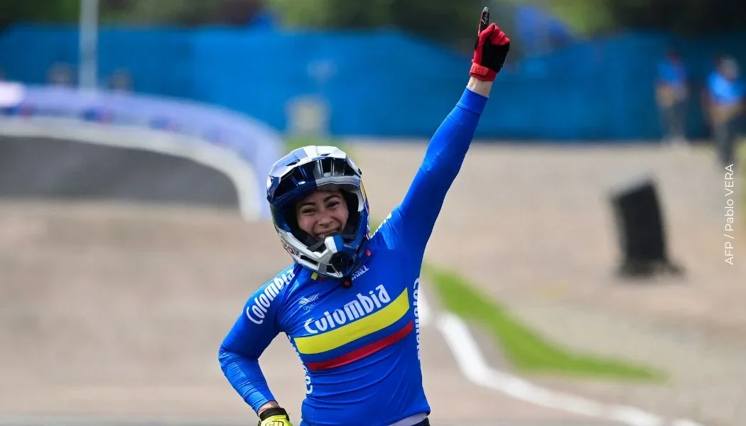 Mariana Pajón inauguró nueva pista en Armenia