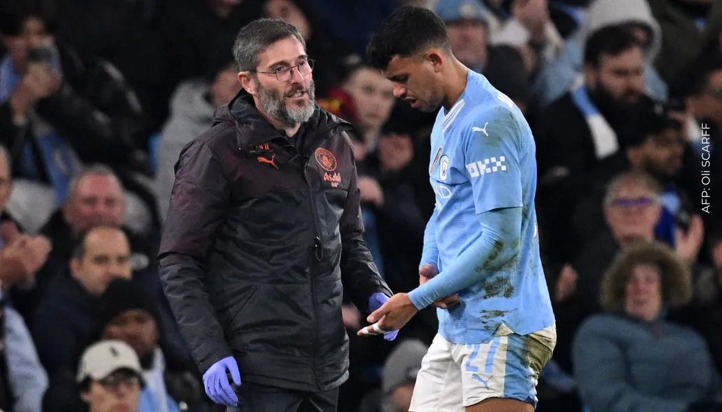 Matheus Nunes sufrió rotura en su dedo en la Champions