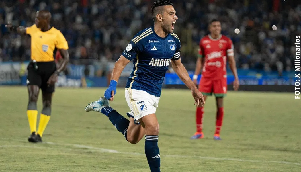 Mensaje de Falcao tras su gol con Millonarios