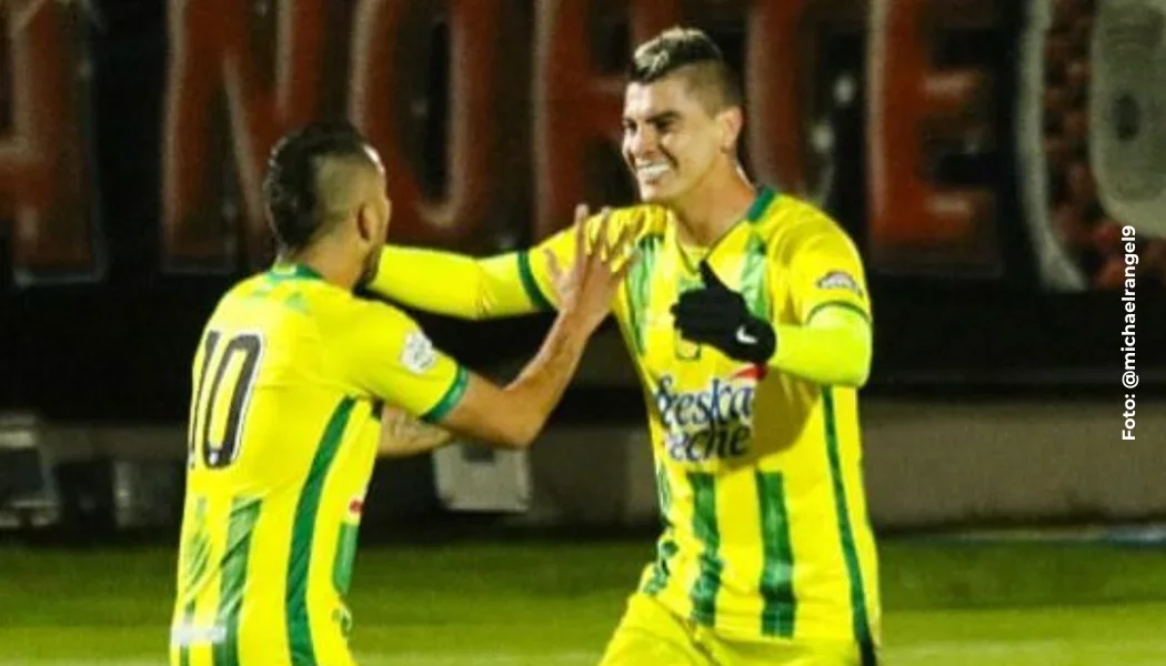Michael Rangel, con la camiseta de su Bucaramanga.