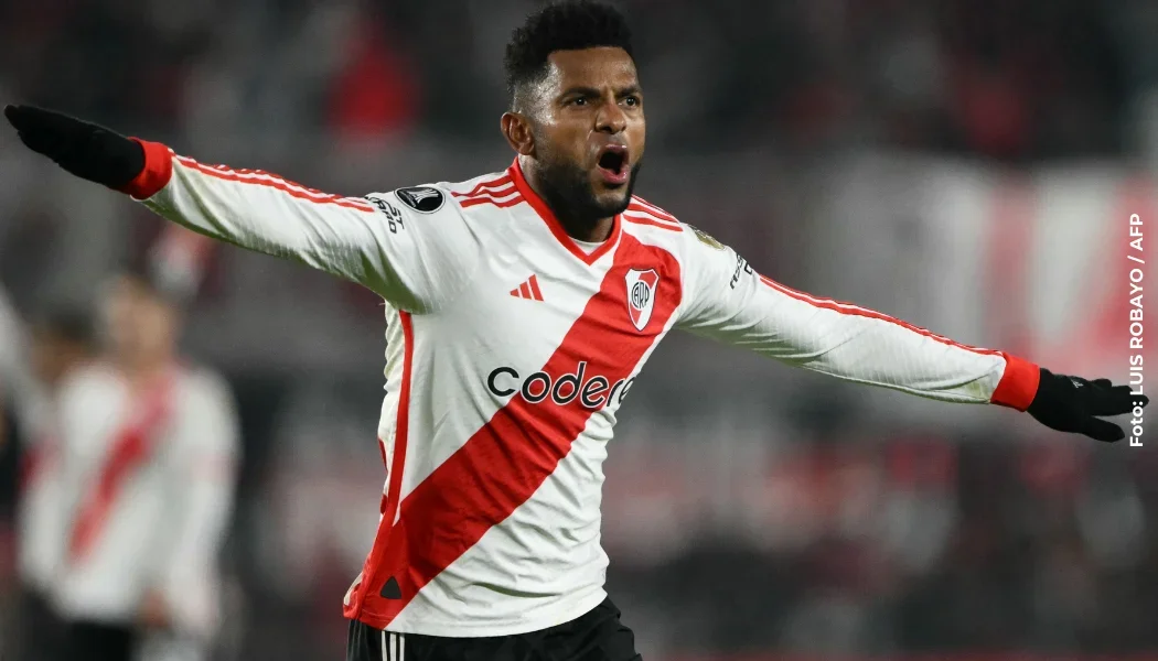 Miguel Ángel Borja foto viral con Marcelo Gallardo.