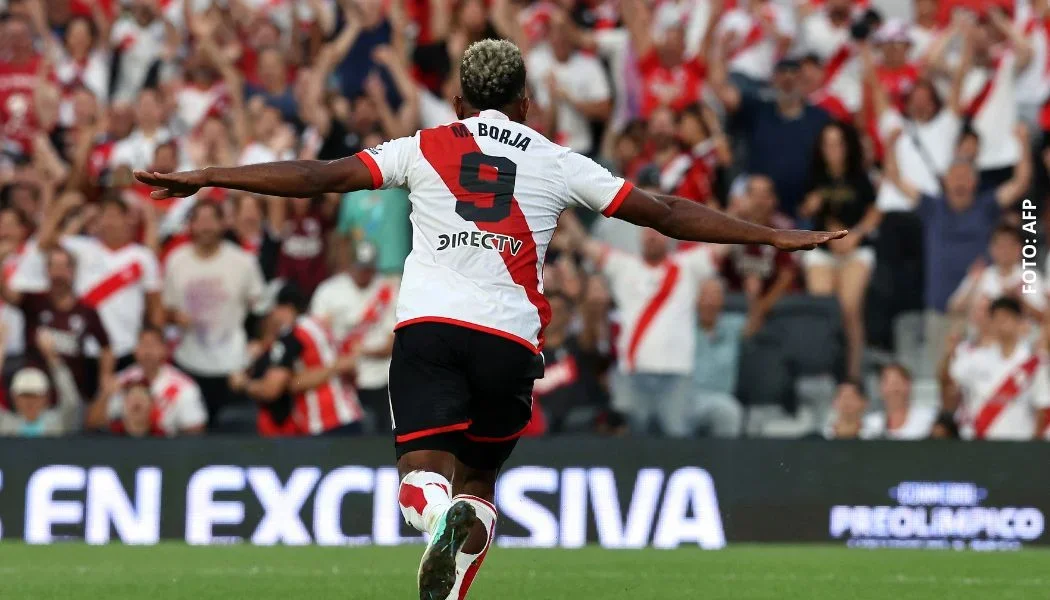Miguel Ángel Borja en River Plate