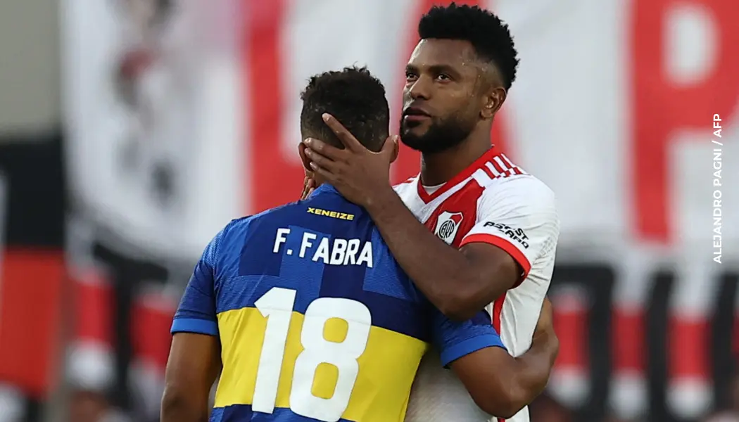 Miguel Ángel Borja y Frank Fabra.