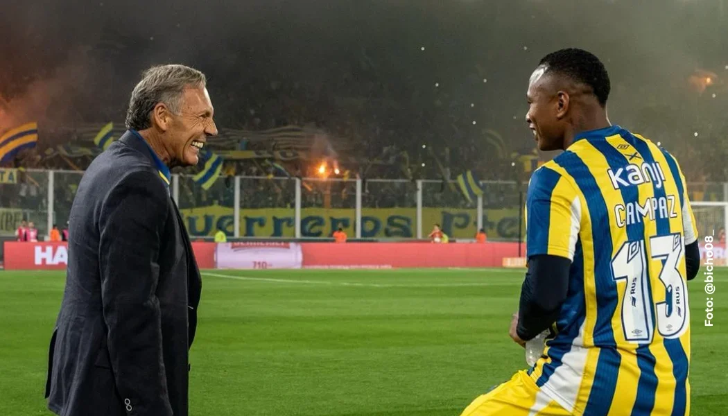 Miguel Russo y Jaminton Campaz.