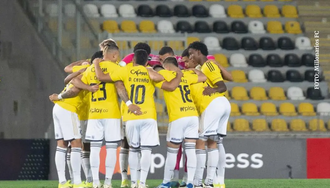 Millonarios previo a su partido ante Palestino