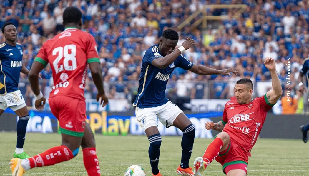 ¡Millonarios lo gana! Mire el gol de Jader Valencia hoy ante Patriotas