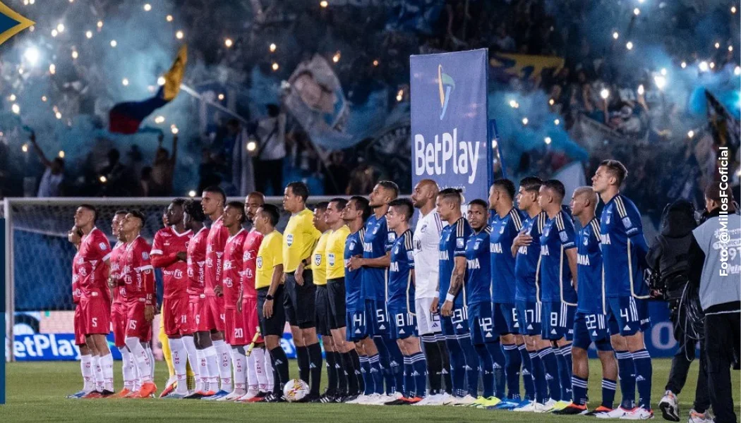 Patriotas vs. Millonarios.