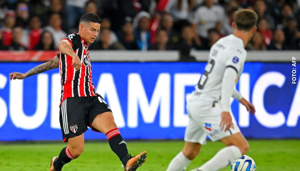 James Rodríguez con Sao Paulo