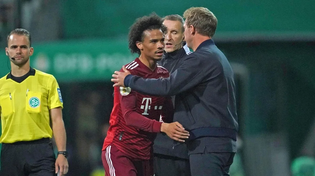 Julian Nagelsmann y Leroy Sané // Federación Alemana de Fùtbol