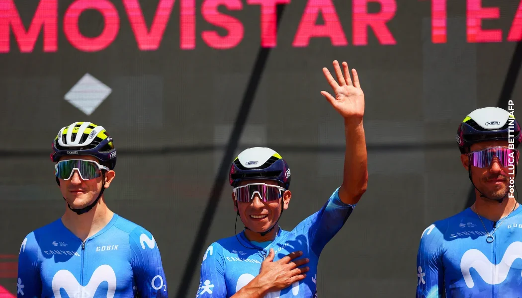 Nairo Quintana, en el Giro 2024.