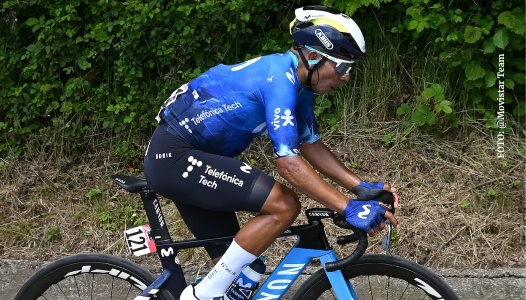 Nairo Quintana y su gran resurreción hoy en el Giro de Italia: segundo en la etapa