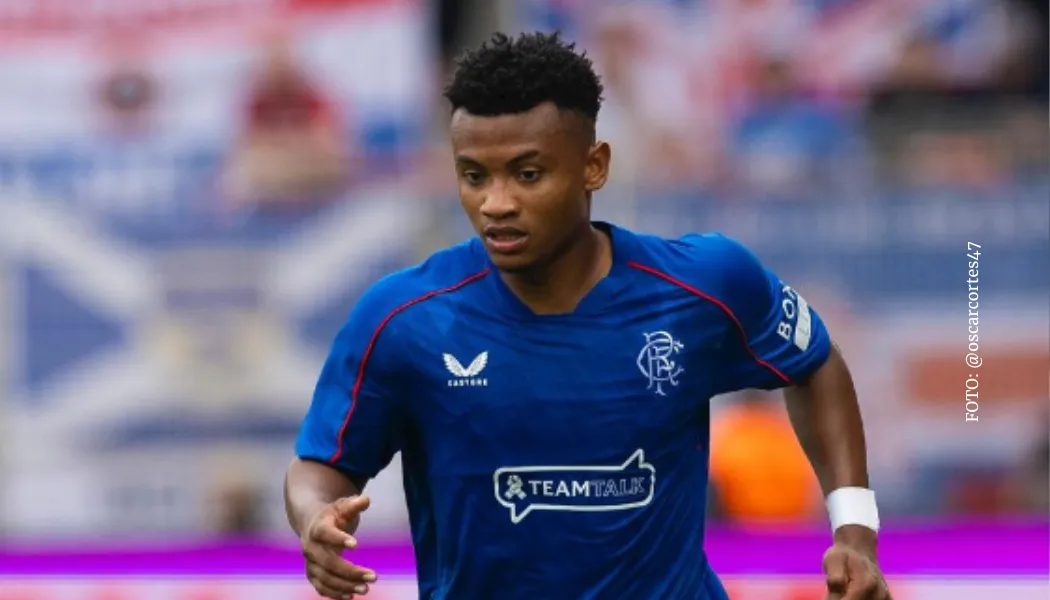 Óscar Cortés se lesionó en Escocia con el Rangers