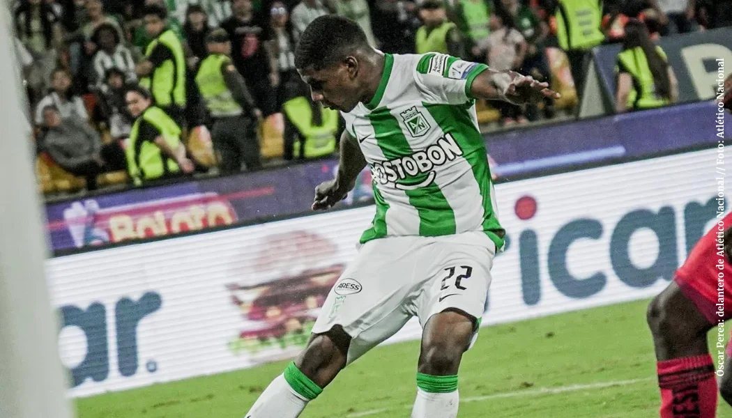 Óscar Perea: delantero de Atlético Nacional