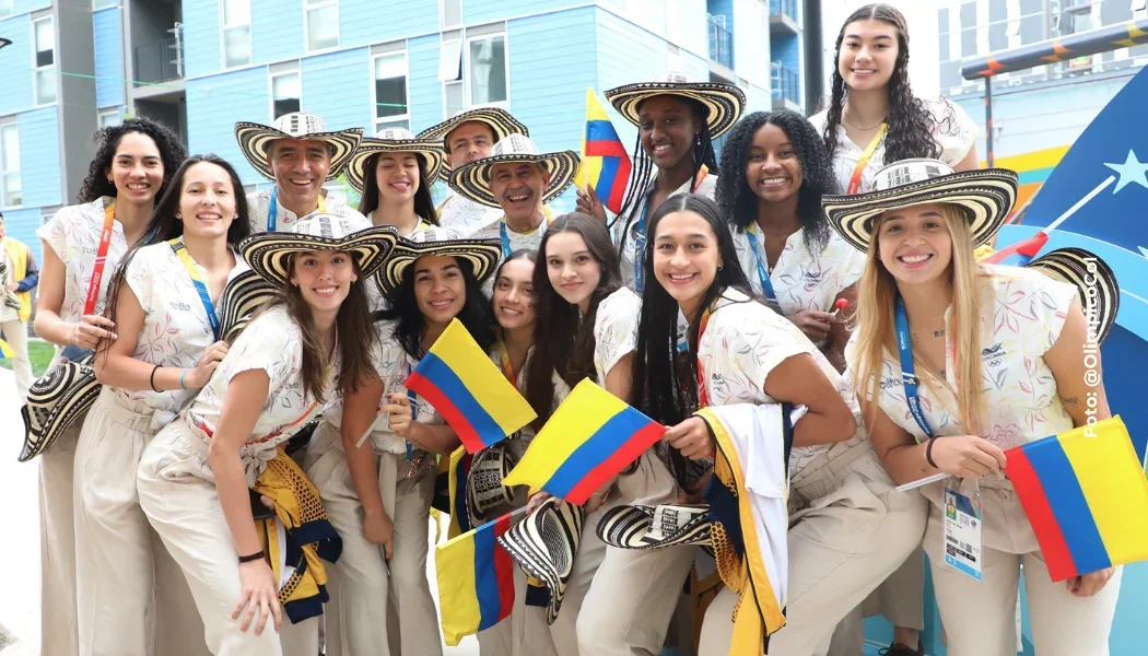 Delegación colombiana en los Juegos Panamericanos.