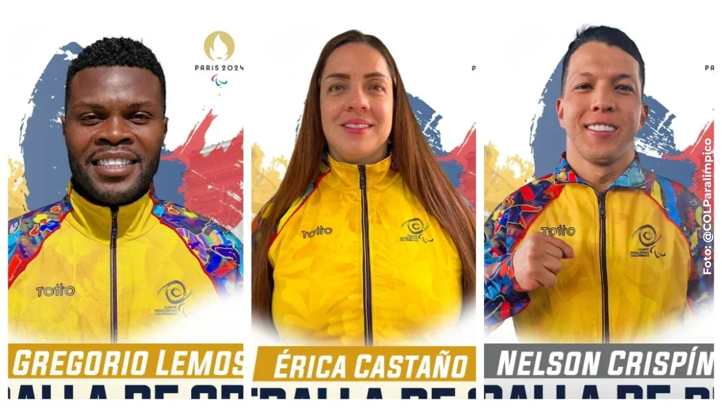 Colombia octava tabla de medallería Juegos Paralímpicos.