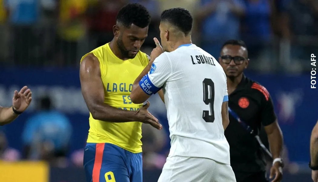 Pelea hinchas de Colombia contra hinchas de Selección Uruguay