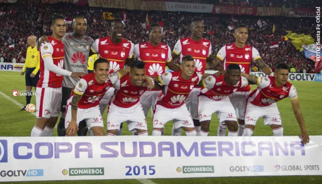 Plantel campeón Independiente Santa Fe Copa Sudamericana