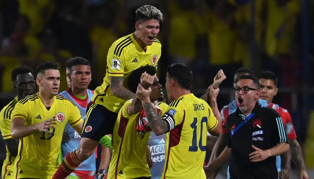Probable alineación de Colombia contra Paraguay