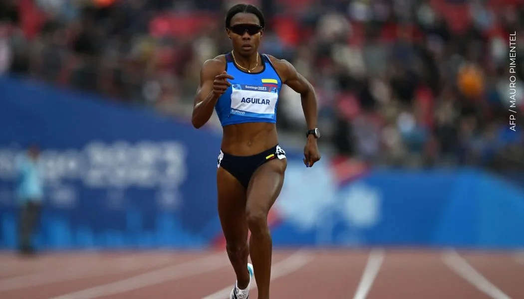 Evelis Aguilar logra el bronce en los 400 metros planos