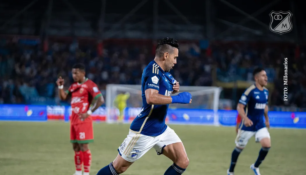Radamel Falcao estableció su primer récord en Millonarios: entérese cuál es