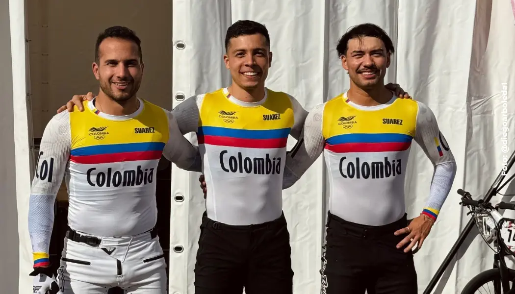 Arboleda y Carmona final BMX Juegos Olímpicos de París