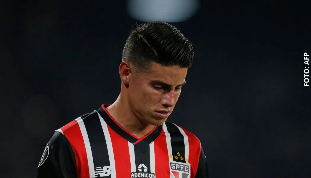 Reacción de Luis Zubeldía ante salida de James Rodríguez de Sao Paulo