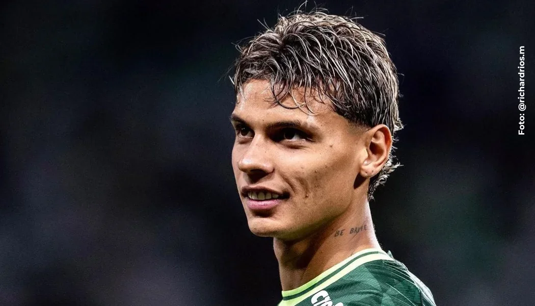 Richard Ríos, jugador de Palmeiras.