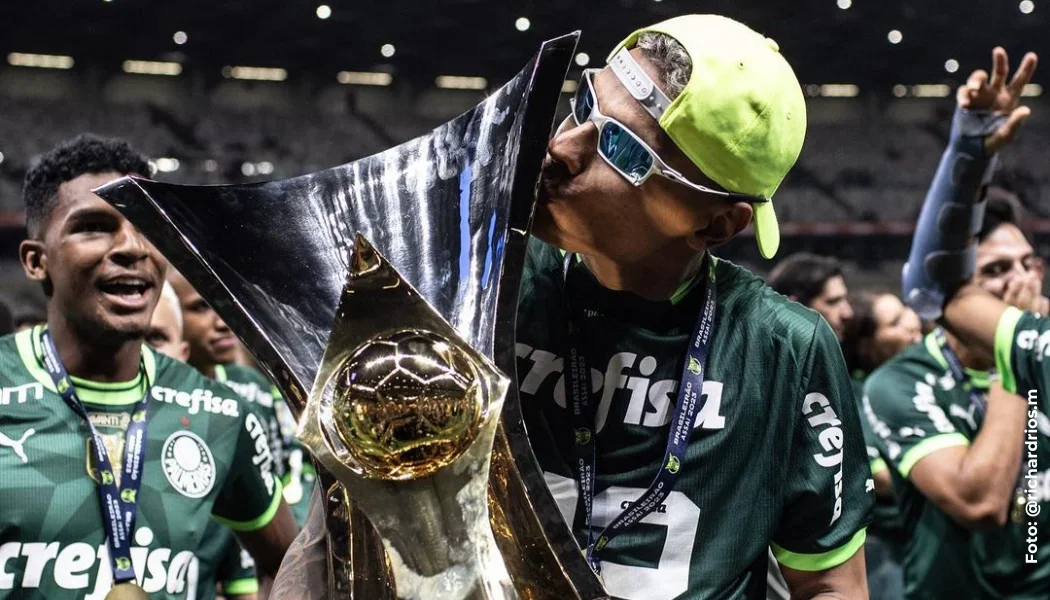 Fiesta y baile: Richard Ríos y Endrick celebran título de Palmeiras ...