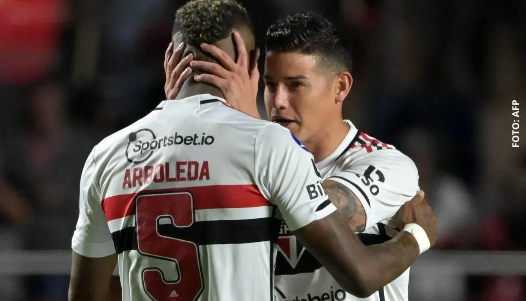 James Rodríguez con Sao Paulo