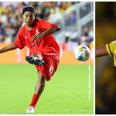 Ronaldinho, encantado con los jugadores colombianos James Rodríguez y ...