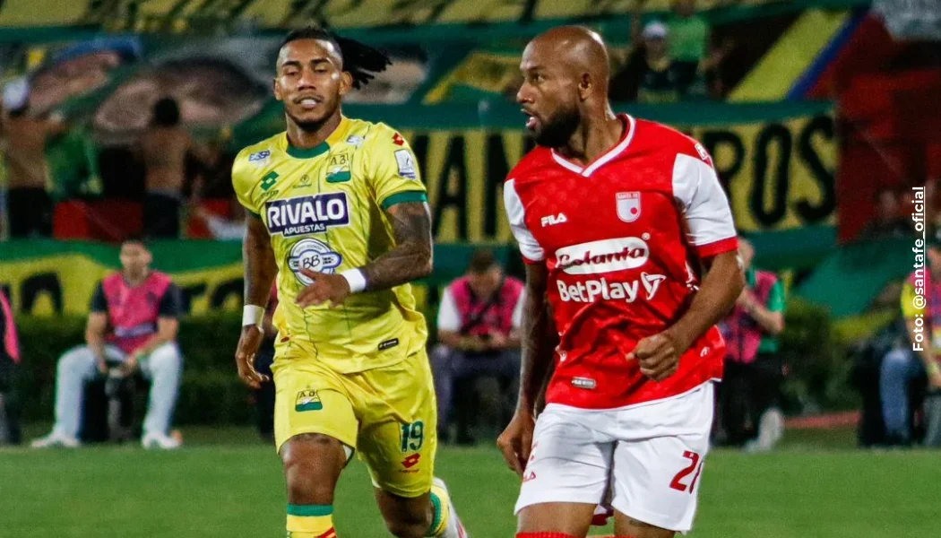 Goles de Bucaramanga contra Santa Fe Copa Betplay.