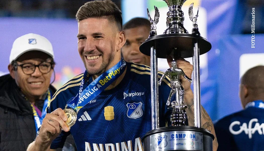 Santiago Giordana con la Superliga Betplay