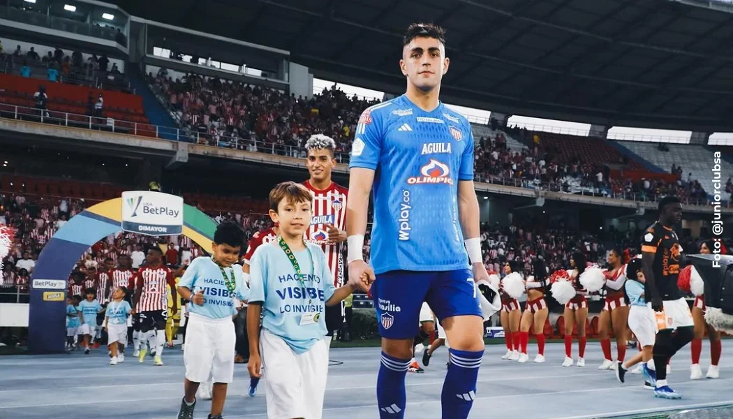 Santiago Mele, portero del Junior.