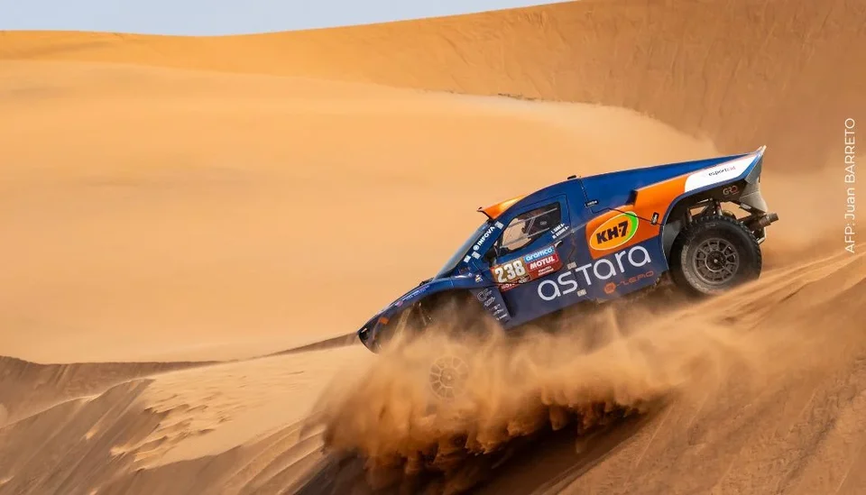 Sanz y Gerini del astara Team destacan en exigente etapa de Rally Dakar ...