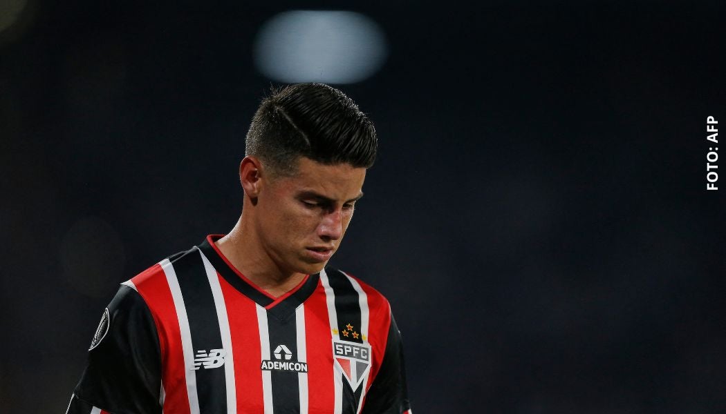 James Rodríguez titular en Sao Paulo Cobresal