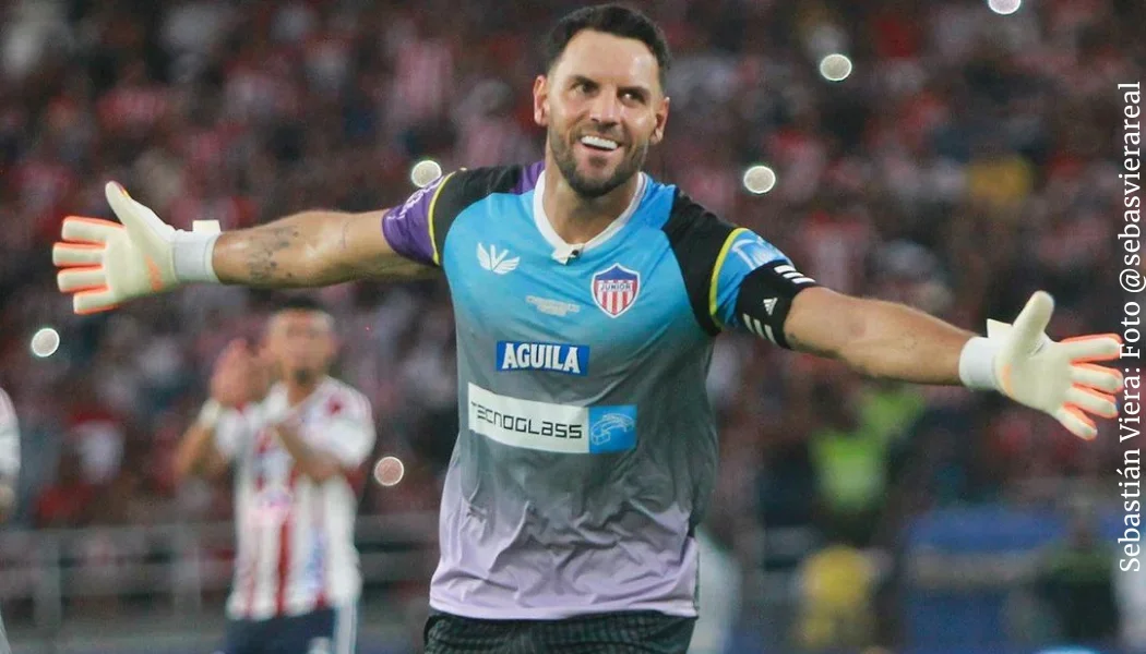 Sebastián Viera: portero del Junior