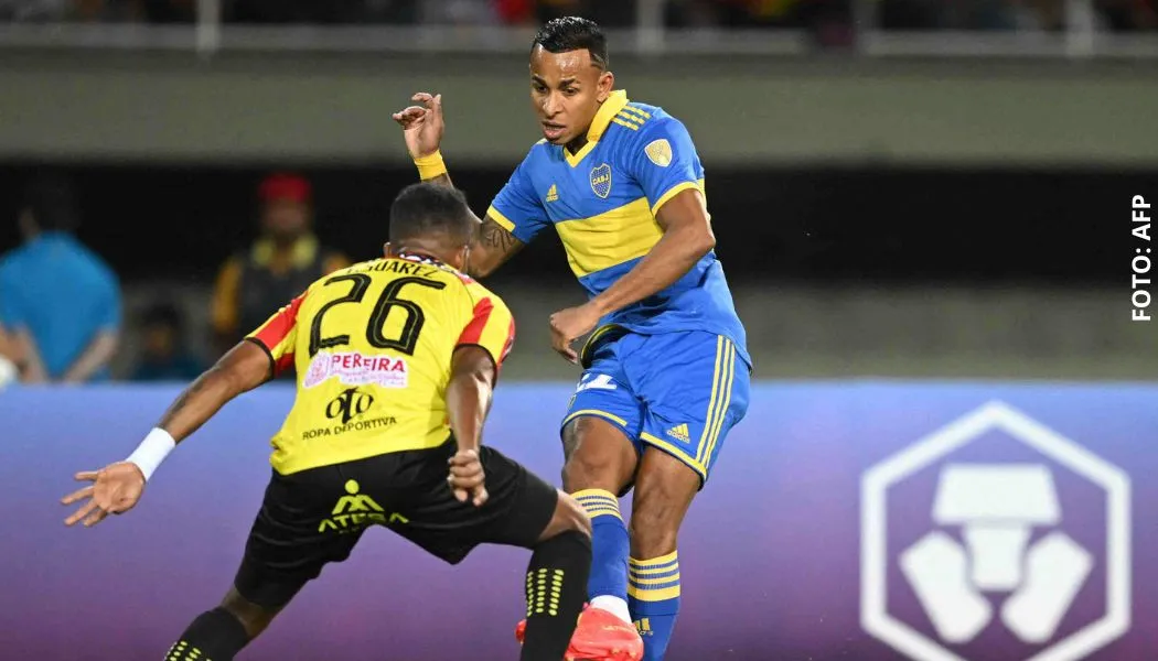 Sebastián Villa visto entrenando con este club de la Liga BetPlay