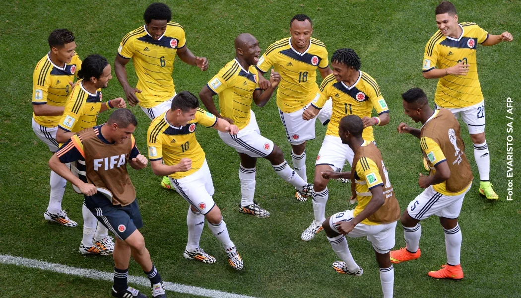 Selección Colombia en el Mundial 2014.