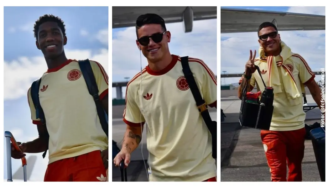 Selección Colombia está en California para jugar conta Brasil.