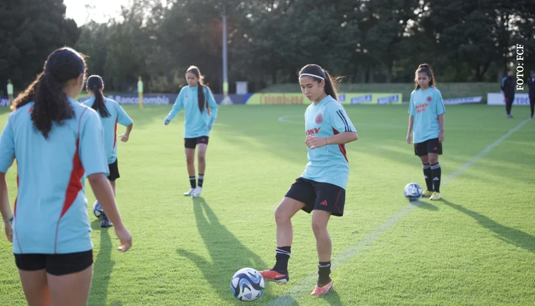 Selección Colombia Sub 17 en entrenamientos