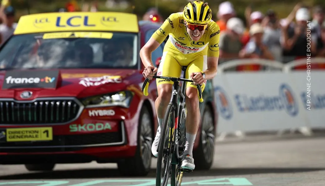 Tadej Pogacar ganó la Etapa 15 del Tour de Francia 2024