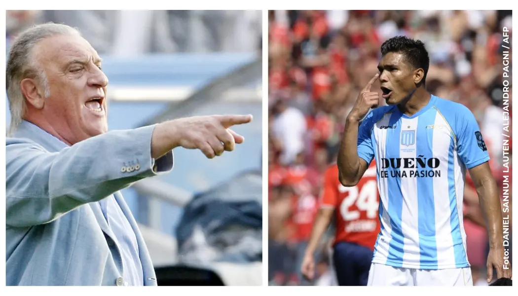 Teófilo Gutiérrez y Alfio Basile.