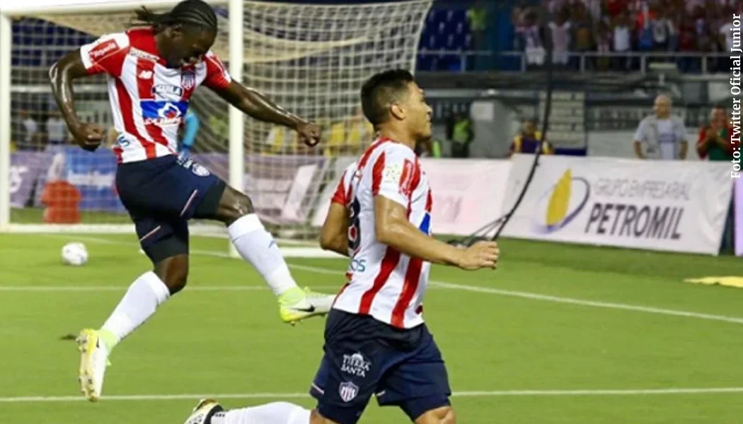 Yimmi Chará y Teófilo Gutiérrez en Junior