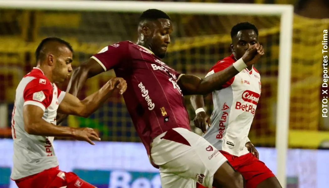 Tolima vs. Santa Fe resumen Liga BetPlay hoy