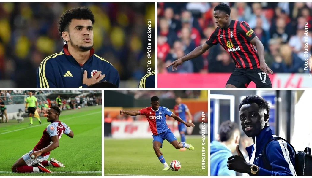 Jader Durán, Luis Sinisterra, Luis Díaz, Dávinson Sánchez, Jefferson Lerma.