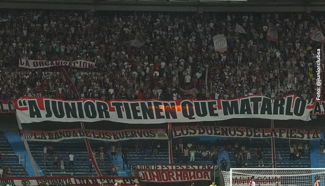 Tribuna del estadio Metropolitano del Junior.