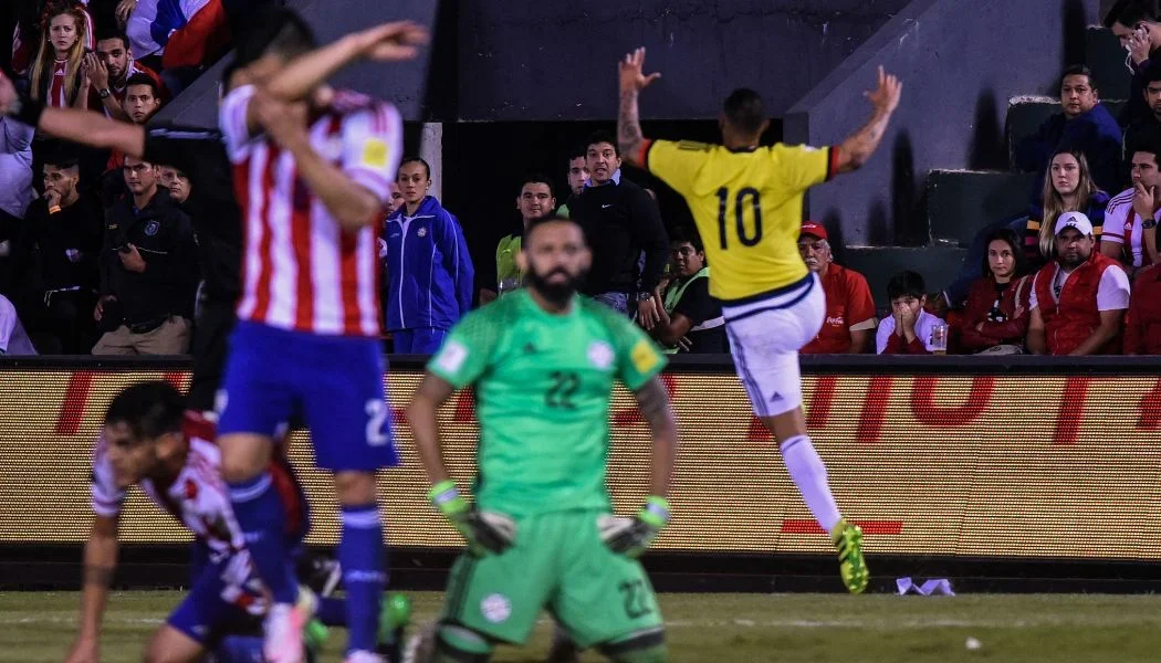 Triunfo de Colombia contra Paraguay en 2016