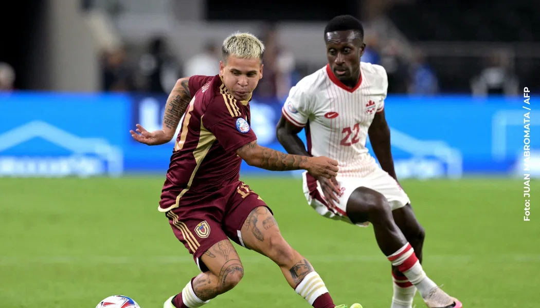 Venezuela y Canadá, partido de cuartos de la Copa América.