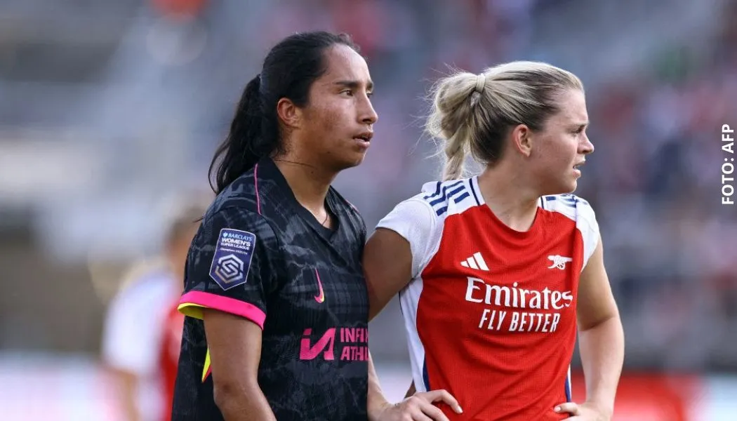 Mayra Ramírez ver gol con Chelsea vs. Feyeenord